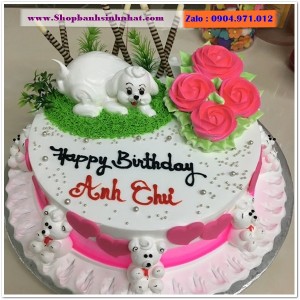 Bánh Sinh Nhật Con Mèo Tuổi Mão - A24